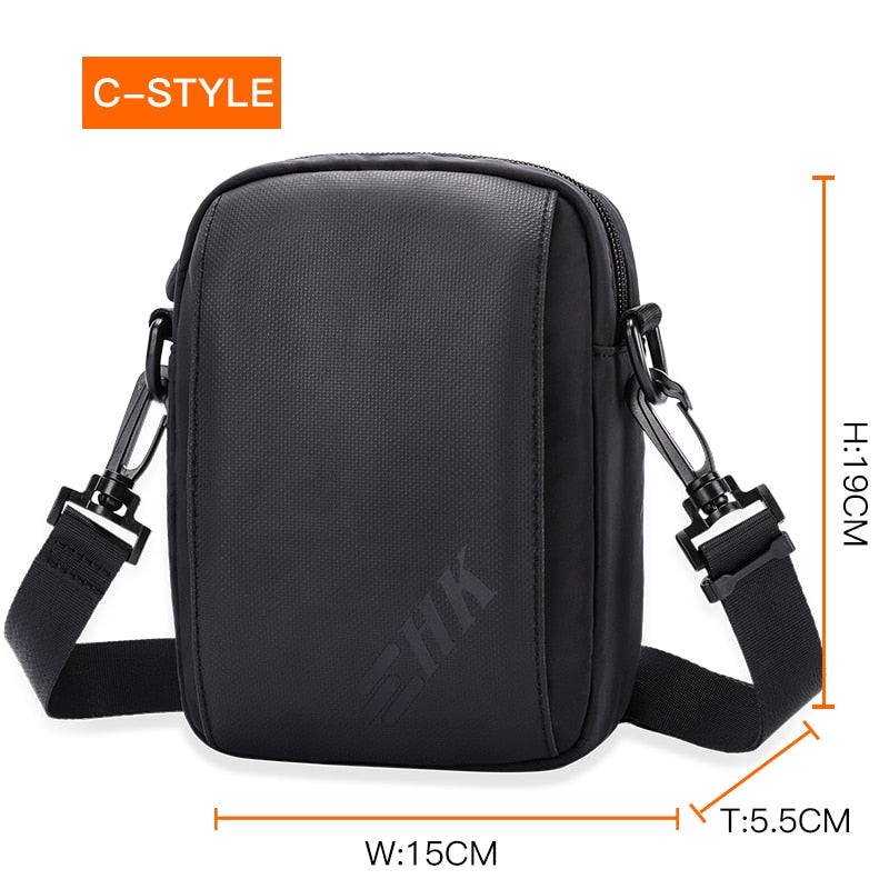 Hk 2023 Men's Purse Shoulder Bag Small Messenger Bags Men Travel Crossbody Bag Handbags New Fashion Male Phone Money Belt Wallet