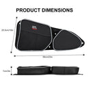 UTV Passenger Driver Side Door Bag Storage Bag Knee Pad Compatible with Polaris RZR XP/XP4 1000 900 XP 4 Turbo S 2014-2023