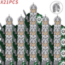 Classic Medieval Movie Elves Dwarf Warrior Iron Foot Dane leader of the Dwarfs Building Blocks LOTR Figures Toys For Children