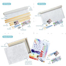 RUOPOTY Giraffe Animal Painting By Numbers Kits For Kids HandPainted Paints Kits Unique Christmas Gift For Living Room Wall Artc