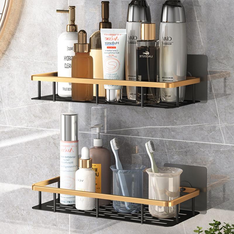 Bathroom Shelves No-drill Corner Shelf Shower Storage Rack Holder Toilet Organizer Bathroom Accessories
