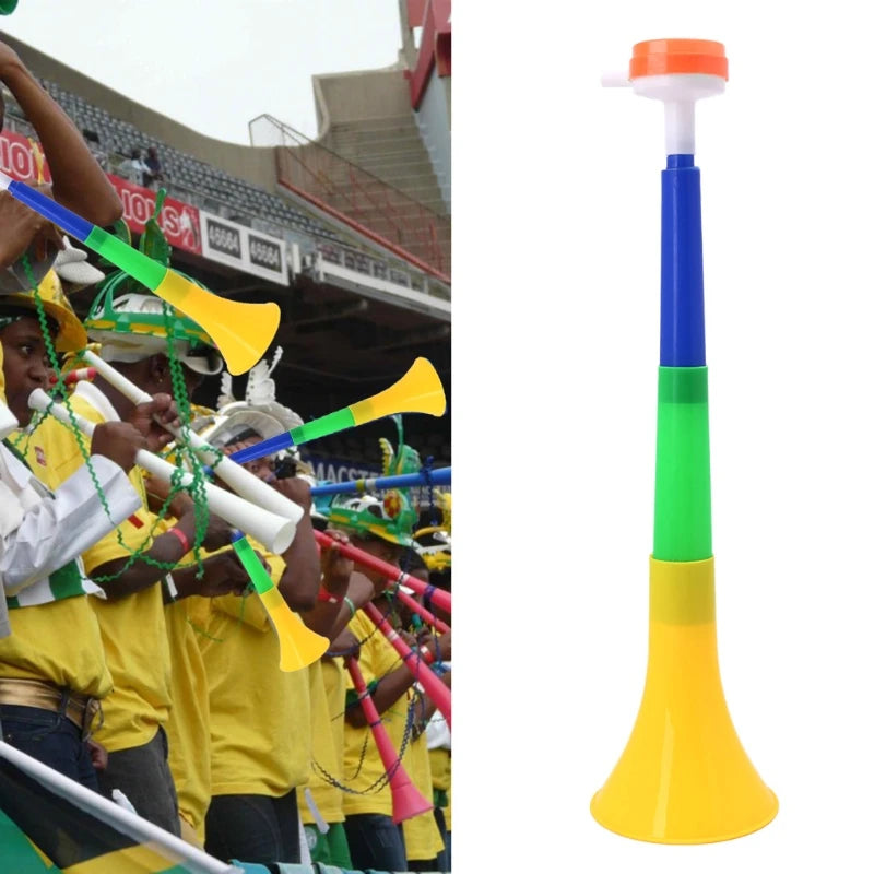 Football Stadium Cheer Fan Horns Soccer Ball Vuvuzela Cheerleading Kid Trumpet R66E