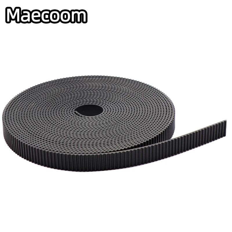 5m/10m//20m/50m/lot GT2-6mm / 10mm open timing belt GT2 belt Rubber Aramid Fiber cut to length for 3D printer wholesale