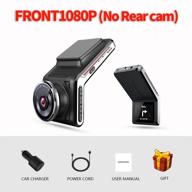 Sameuo U2000 dash cam front and rear 4k 2160P 2 camera CAR dvr dashcam Video Recorder Auto Night Vision 24H Parking Monitor