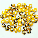 50/100pcs Bee Wooden Mini DIY Scrapbooking Easter Decoration Home Wall Decor Birt hday Party Decorations  Bee Wooden Kids Gift