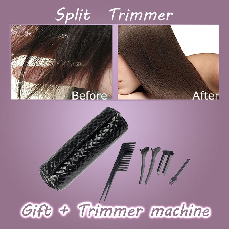 New Hair Split Trimmer USB Charging Professional Hair Cutter Smooth End Cutting Clipper Beauty Set Bag Solve Ends Trimmer