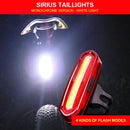 120 Lumens USB Rechargeable Bicycle Light Cycling Rear Light LED Taillight Waterproof MTB Road Bike Light Back Lamp for Bicycle