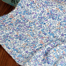 Green Leaves Pastoral Fabric Printed Floral Skirt Cotton Fabric for Handmade DIY Cotton Baby Dress Material