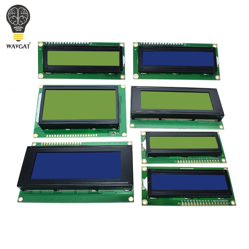 LCD1602 LCD 1602 2004 12864 module Blue Green screen 16x2 20X4 Character LCD Display Module HD44780 Controller blue black light