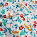 Green Leaves Pastoral Fabric Printed Floral Skirt Cotton Fabric for Handmade DIY Cotton Baby Dress Material