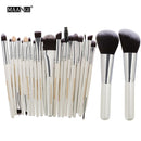 MAANGE 15/22Pcs Beauty Makeup Brushes Set Cosmetic Foundation Powder Blush Eye Shadow Lip Blend Make Up Brush Tool Kit Maquiagem
