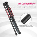 Ulanzi MT-49 Carbon Fiber Tripod Monopod With Detachable Bottom Bracket Balance Bar lightweight Outdoor Travel Tripod 1.5Kg Load