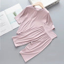 Spring Summer Baby Girls Clothes Pajamas Sets Boy Pyjamas Kids Homewear Modal Nightwear Children's Indoor Clothing Pijamas Suit