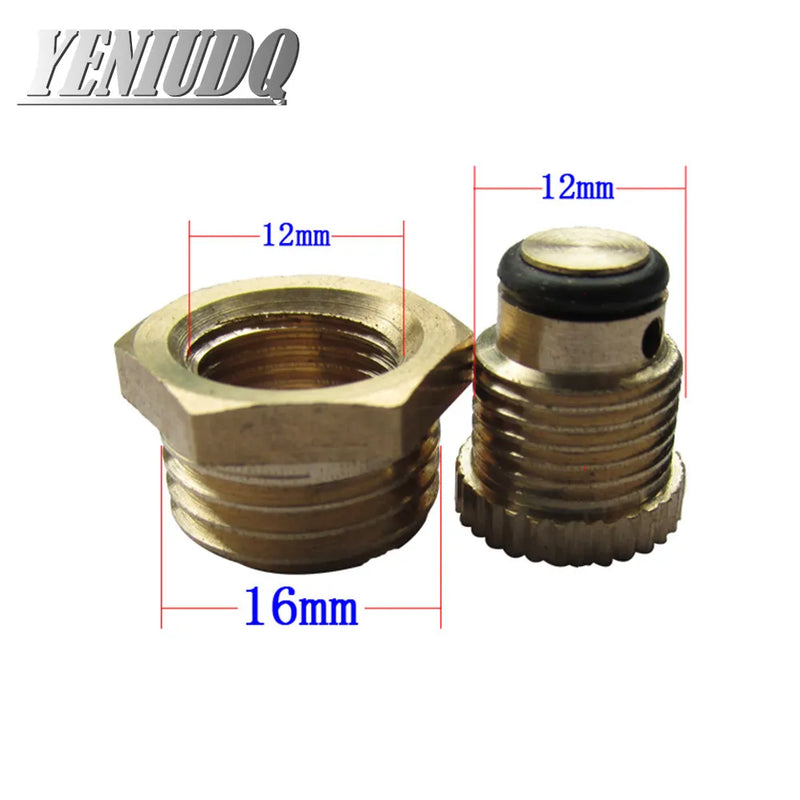 1/4 3/8 1/2  Brass Drain Valve Air Compressor Drain Valve  For Air Compressor Tank Replacement Part Long Service Life