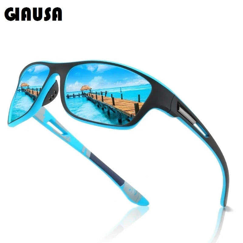 Polarized Glasses Driving Fishing Sunglasses Men Women Hiking Vintage Brand Designer Black Sun Glasses For Man Day Night vision