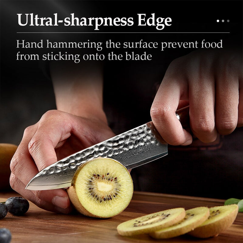 XINZUO 5&quot; Utility Knife 67 Layers VG10 Damascus Stainless Steel Japan Chef Knife Kitchen Cook Knives Best Quality