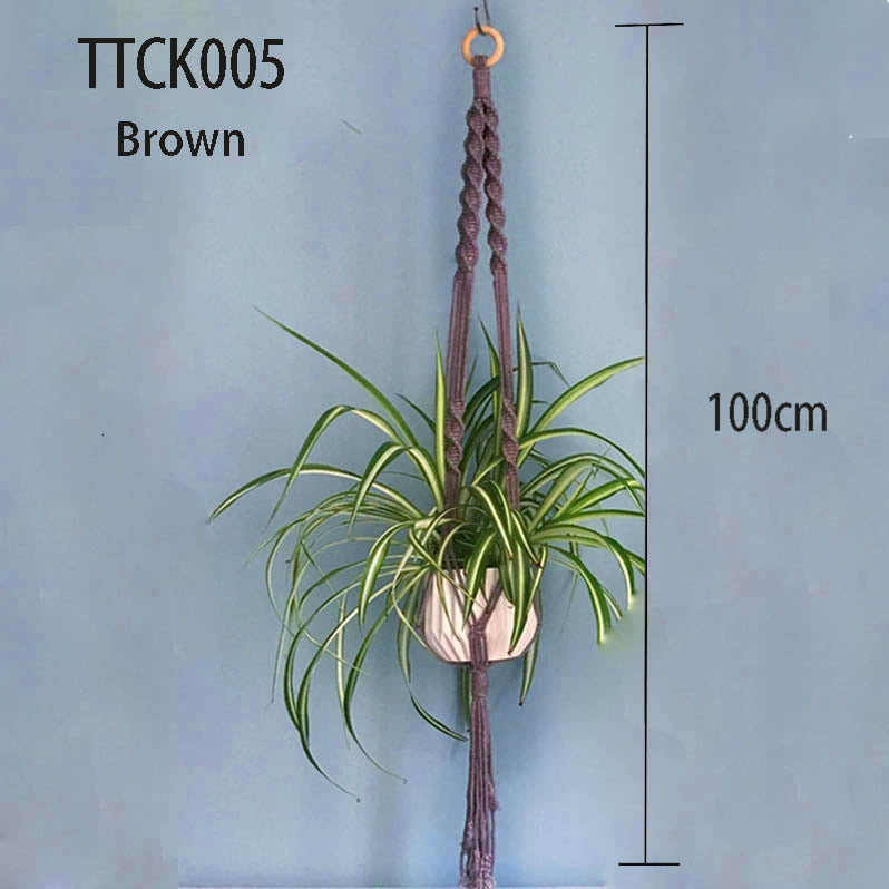 New arrival macrame plant hanger macrame pot hanger macrame plant pot tray plant holder