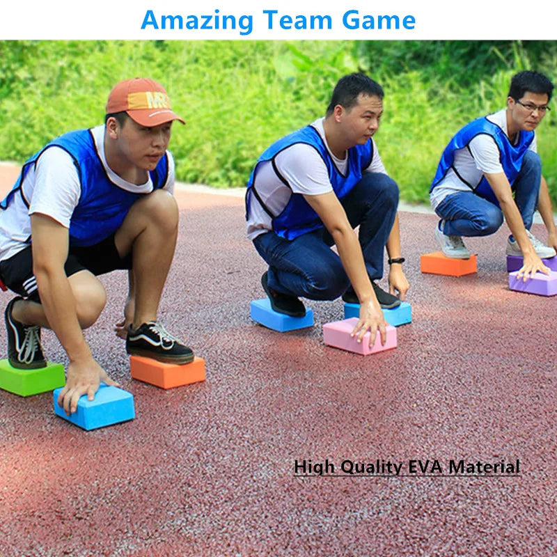 Fun Outdoor Games Blocks Sport Toys EVA Foam Bricks Parents Children Team Company Party High Density Yoga Block