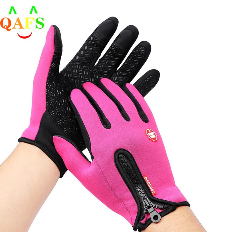 Outdoor Winter Gloves Waterproof Moto Thermal Fleece Lined Resistant Touch Screen Non-slip Motorbike Riding