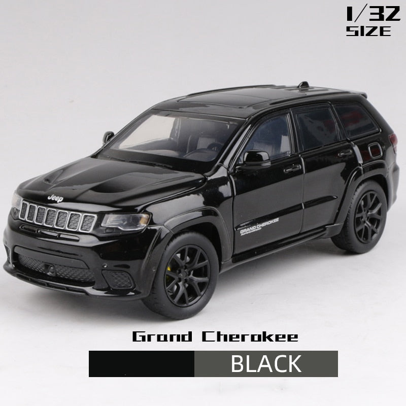 1:32 JEEPS Grand Cherokee SUV Alloy Off-road Car Model Steering Shock Absorber Sound And Light Toy Car Boy Gifts Car Model