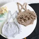 Baby Knitting Rompers Cute Overalls Newborn Baby Girls Boys Clothes Infantil Baby Girl Boy Sleeveless Romper Jumpsuit 0-24months