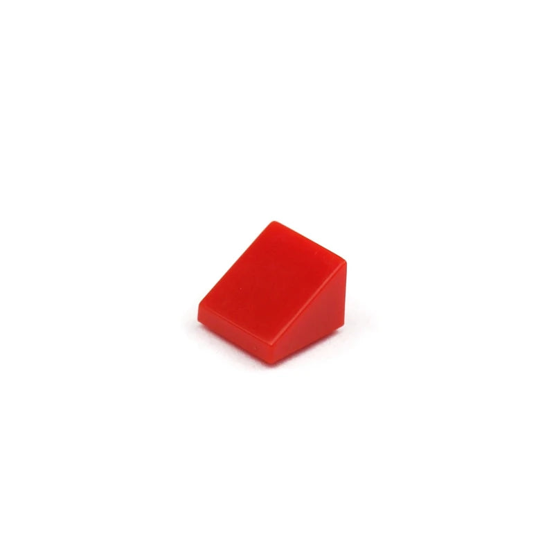 50 Piece Sloped 30° 1x1x2/3 Cheese Slope Building Blocks MOC Build Trucks Parts Kids Learning Toys Compatible with Brick 54200