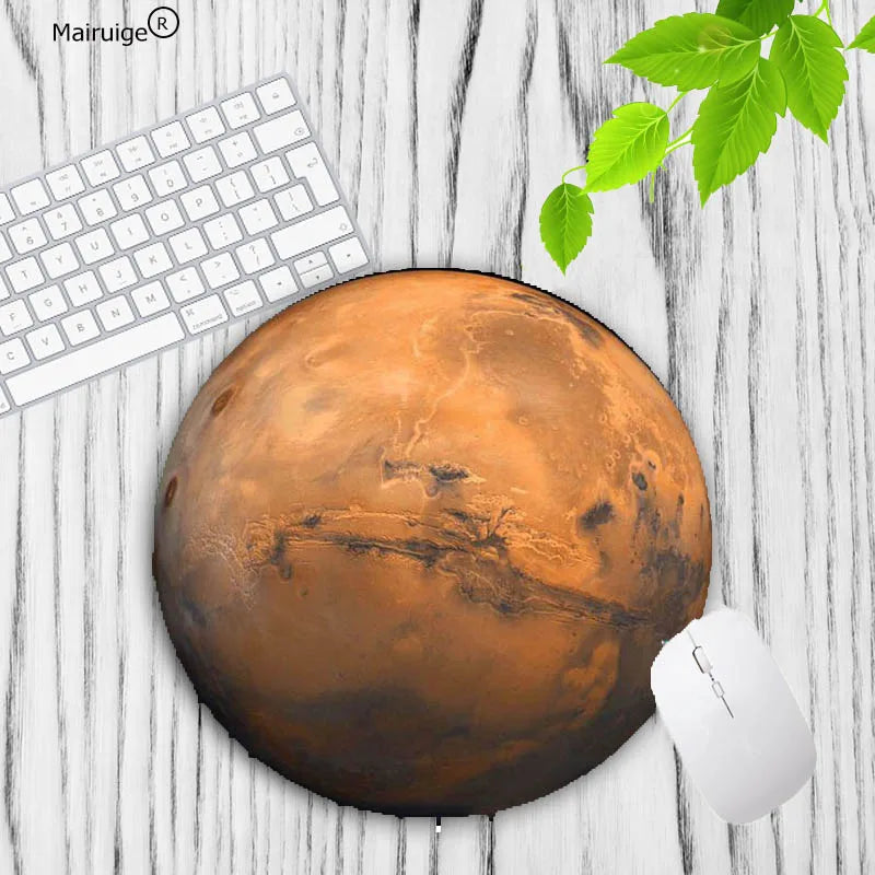 XGZ Big Promotion Earth Gamer Speed Mice Retail Small Rubber Mousepad Round Mouse Pad 200X200X2MM Size Table Mat Keyboard Player