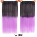Alileader Favourite Synthetic 5Clips In Hair Long Wave Clip In Hair Extension Synthetic Hair Extensions Ombre Fake Hairpieces