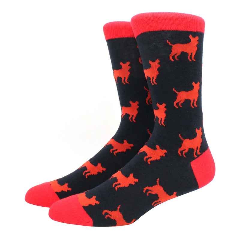 2024 New Hiphop Cotton Men Socks Harajuku Happy Funny animal Flamingo penguin chili Dress Socks for Male Wedding Christmas Gift