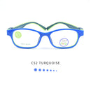 SECG Optical Children Glasses Frame TR90 Silicone Glasses Children Flexible Protective Kids Glasses Diopter Eyeglasses Rubber