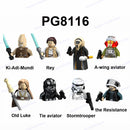 Mandalorians Building Blocks Baby Yodas Bricks Boba Fett Obi-wan Ahsoka Star Stormtroopers Luke Skywalker Wars Action Figure Toy