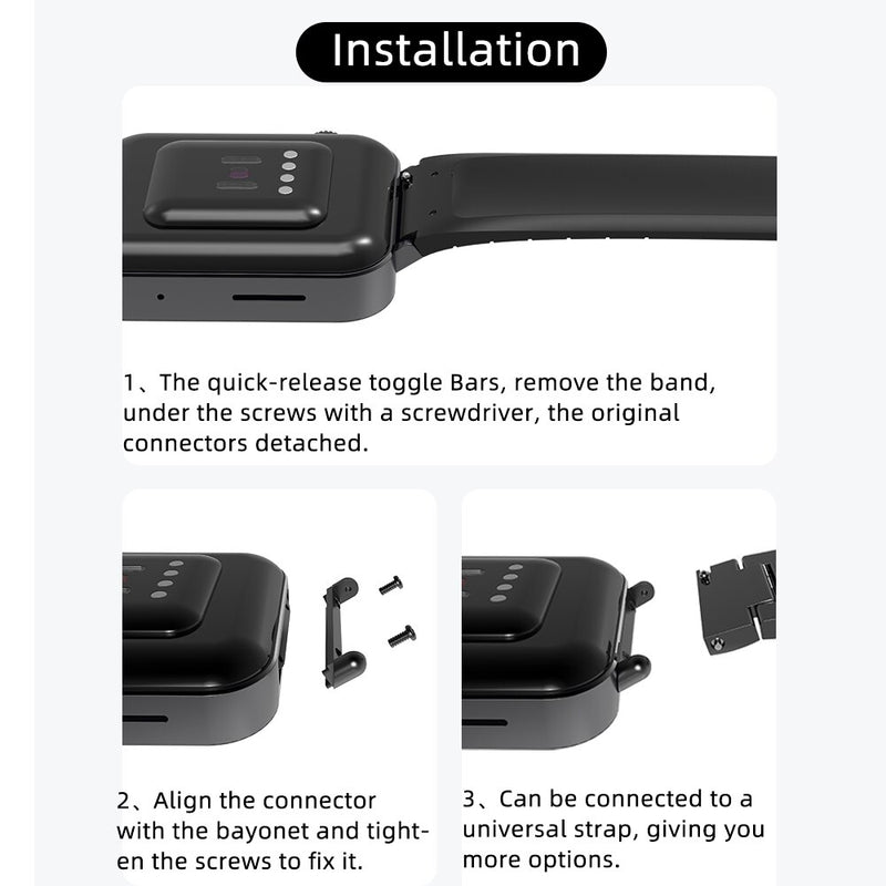 For Xiaomi Mi Watch Metal Strap With Connector Leather Watch Band Bracelet Perfect Match Silicone Replacement Accessories