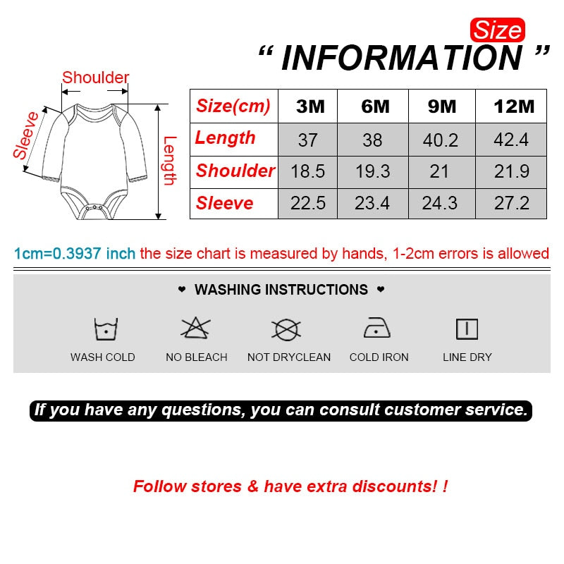 Autumn Warm New Baby Boys Bodysuit Long Sleeve Cotton Baby Boy Girl Clothes Newborn body bebe infantil Kids Clothing ropa de