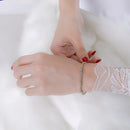 3MM Naturnal Stone Beads Bracelets For Women on Hand Luxury Jewelry Sets  Wholesale Bangle  Party Gift Tourmaline  Handwork