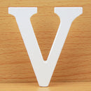 8 CM Letras Decorativas Grandes White Wooden Letters Home Decor Wedding Decoration DIY Personalised Name Design Free Standing