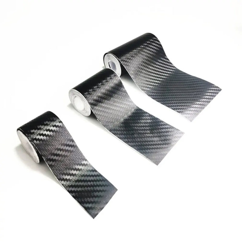 3M 3D Carbon Fiber Car Sticker DIY Paste Protector Strip Auto Door Sill Side Mirror Anti Scratch Tape Waterproof Protect Film