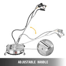 VEVOR 18-24 Inch Flat Surface Cleaner W/ 3 Nozzle Stainless Steel 4000PSI Pressure Washer Rotating Flat Surface Cleaning Machine