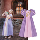Disney Long Princess Dresses Girls Cosplay Performance Costume Christmas Cinderella Belle Snow White Rapunzel Dress Ball Gown