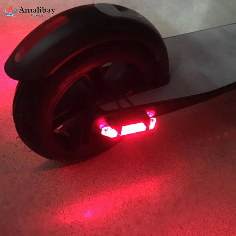 Electric Scooter Warning Light USB Charging Flash Taillight For Ninebot KickScooter ES1 ES2 ES4 Xiaomi Ninebot Parts Accessories