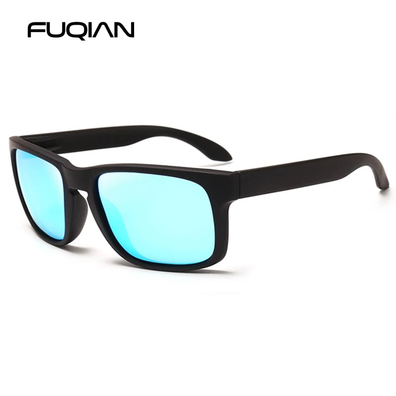 Classic Fashion Square Polarized Sunglasses Men Vintage Plastic Male Sun Glasses Women Stylish Black Outdoor Sports Shades UV400