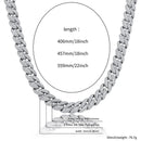 JINAO NEW 9mm Necklace High Quality Miami Iced Micro Pave Cubic Zirconia Necklace Hip Hop Fashion Men and Women Jewelry For Gift