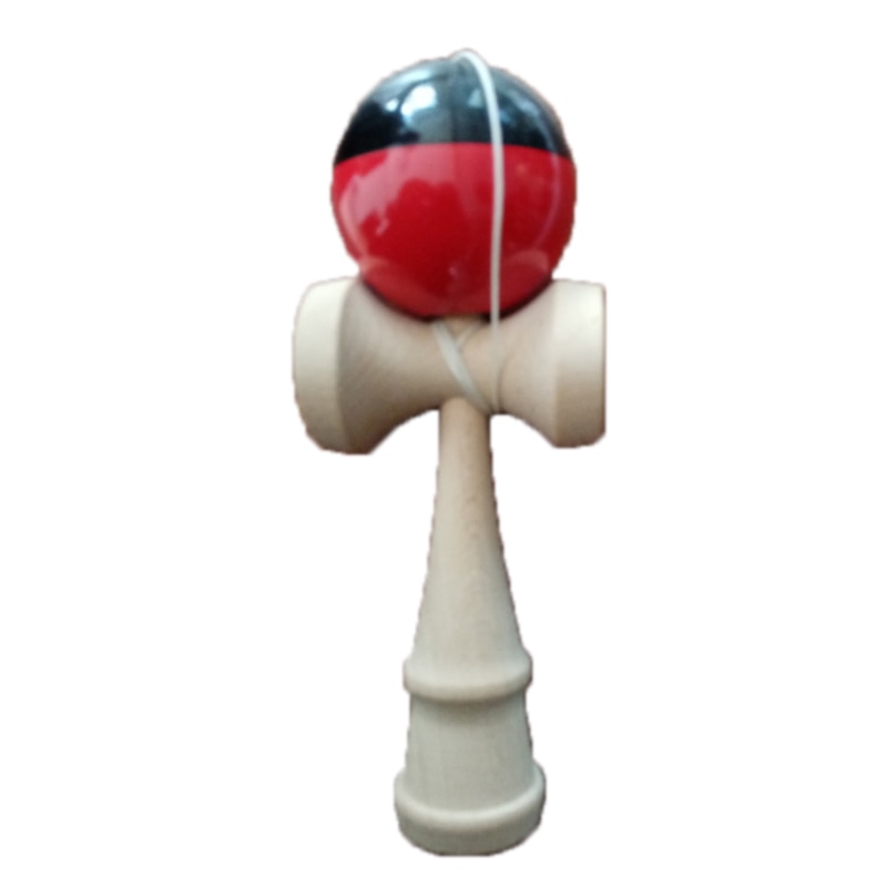 1 Piece Professional Bamboo Paint Wooden Kendama Balls Skillful Jumbo Kendama Juggle Game Balls Outdoors Toys for Children