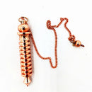 Pendulum For Dowsing Divination Reiki Healing Spiritual Wicca Women Men Amulet Screw Shape Pendule Radiestesia Metal Charm Jewel