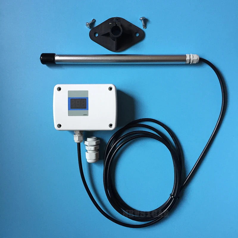 Wind Velocity Indicator Air Velocity Sensor Display Anemoscope Anemometer for Duct pipeline pipe conduit 0-5V 0-10V 4-20mA