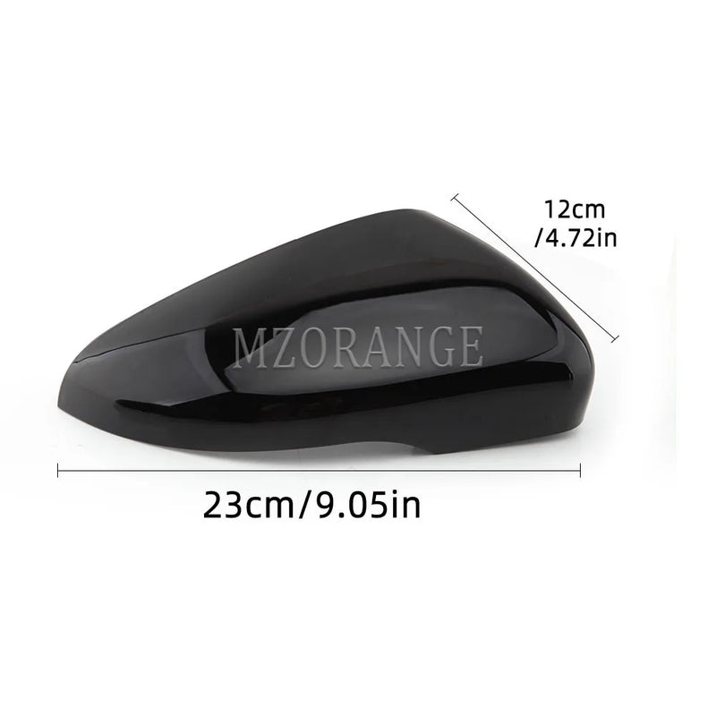 Side Mirror Cover Cap For VW Golf 6 MK6 GTI 2009-2014 Bright Black Rear View Rearview Mirror Housing Cover Car Accessories