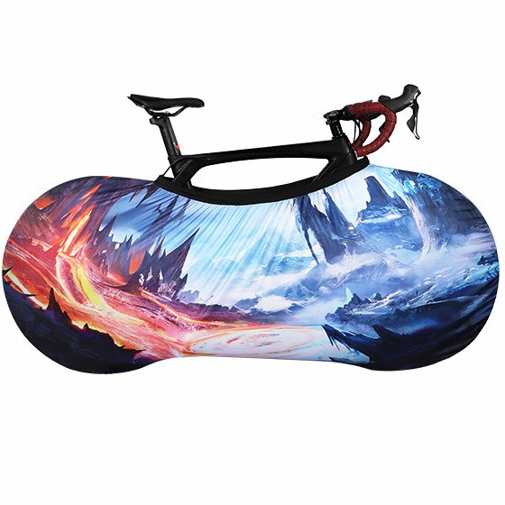 WEST BIKING 24-29 Inch Bike Cover Indoor Bicycle Wheel Cover Dust-proof  Storage Bag High Elastic Fabric Road MTB Bike Protector