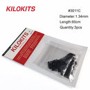 Painted Black Metal Anchor Chains for Model Ships Boats Military Scenery Kit Non-Rusty Durable Accessories 1/35 1/72 1/87