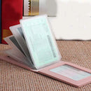 Driver License Holder Pu Leather Cover for Car Driving Documents Business ID Pass Certificate Folder Wallet Black Red Card Bags