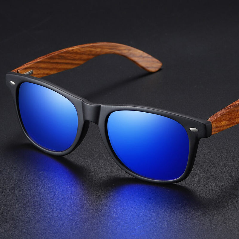 GM New 100% Real Zebra Wood Sunglasses Polarized Handmade Bamboo Mens Sunglass Sun glasses Men Gafas Oculos De Sol Madera