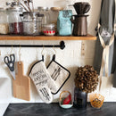 4 PCS Set Cotton Heat Resistant Oven Mitts Pot Holders Set for Cooking or Baking